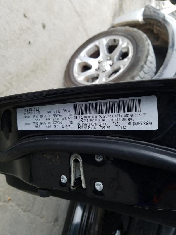 2018 RAM 1500 LARAM 1C6RR7JTXJS167736