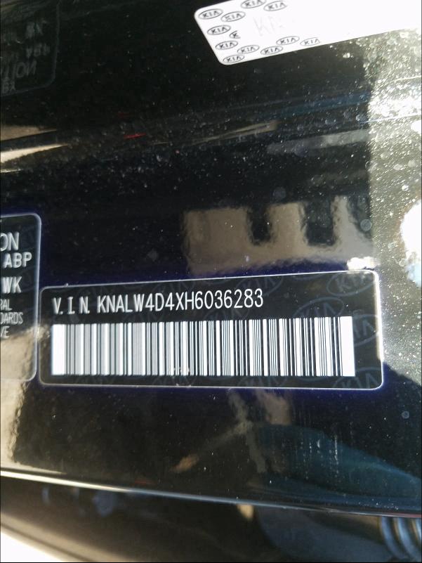 2017 KIA K900 - KNALW4D4XH6036283