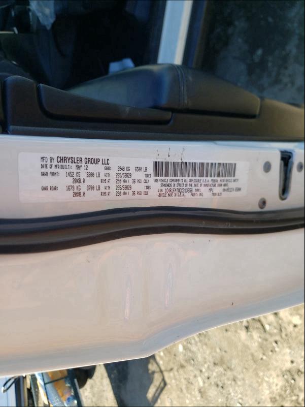 2012 JEEP GRAND CHER - 1C4RJFATXCC313656