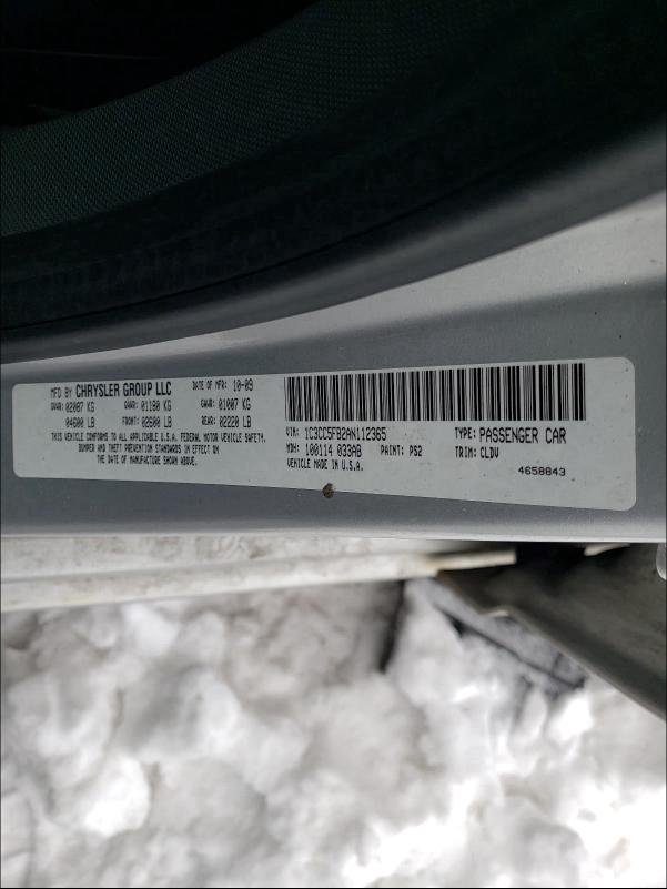 2010 CHRYSLER SEBRING LI 1C3CC5FB2AN112365