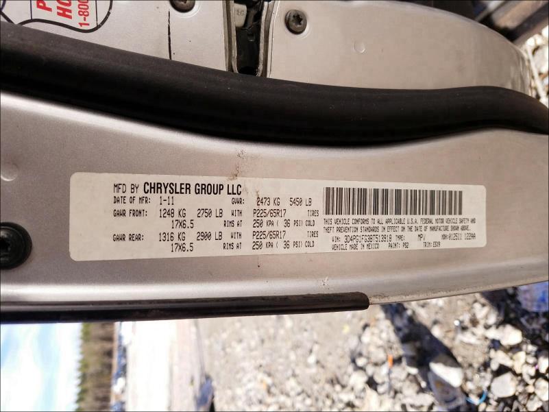 2011 DODGE JOURNEY MA 3D4PG1FG3BT513918