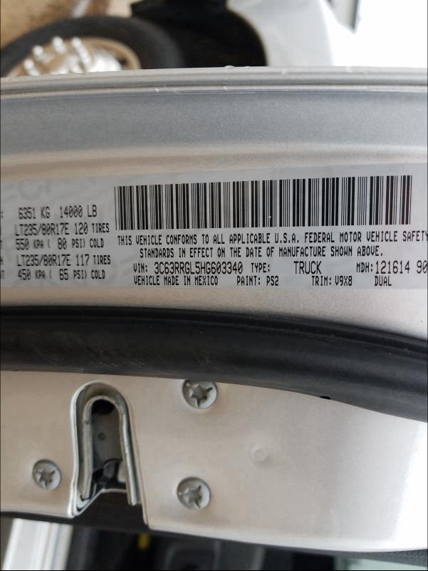 2017 RAM 3500 ST 3C63RRGL5HG603340