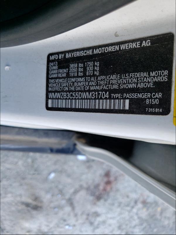 2013 MINI COOPER COU WMWZB3C55DWM31704