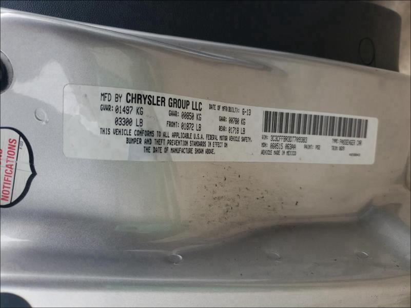 2013 FIAT 500 SPORT 3C3CFFBR3DT709383