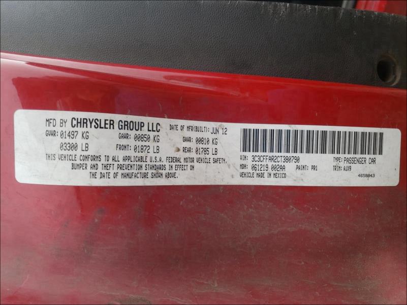 2012 FIAT 500 POP - 3C3CFFAR2CT380790