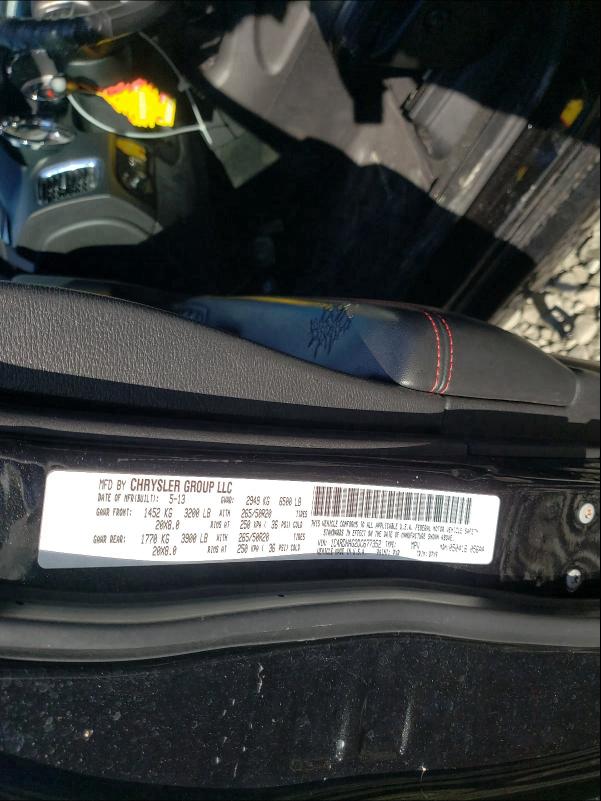 2013 DODGE DURANGO SX 1C4RDHAG2DC677352