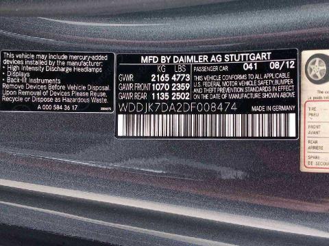 2013 MERCEDES-BENZ SL 550 WDDJK7DA2DF008474