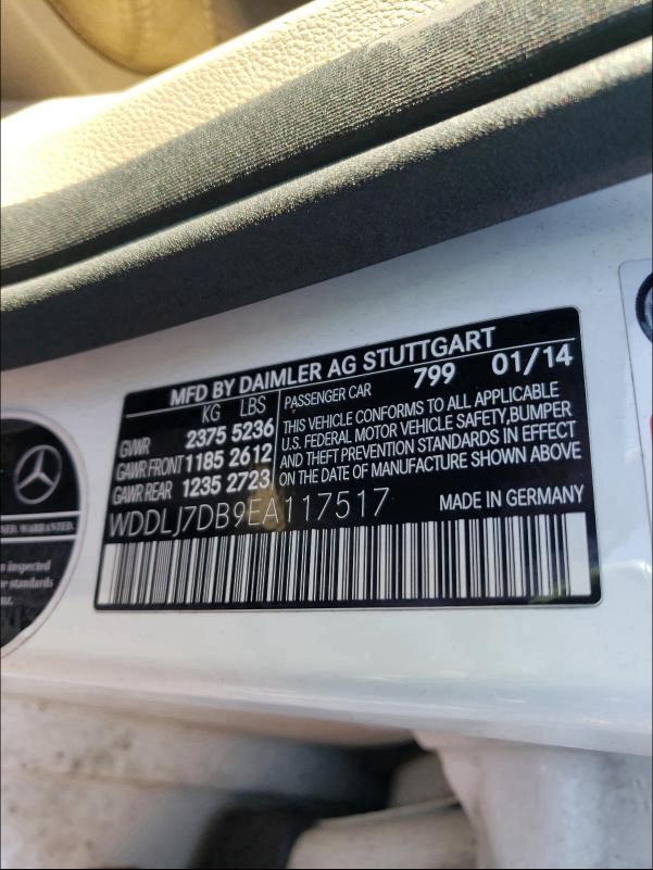 2014 MERCEDES-BENZ CLS 550 - WDDLJ7DB9EA117517