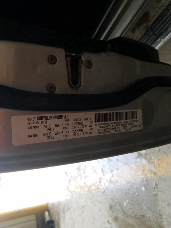 2012 DODGE RAM 1C6RD7KT1CS139842