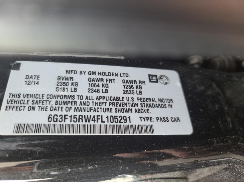 2015 CHEVROLET SS 6G3F15RW4FL105291