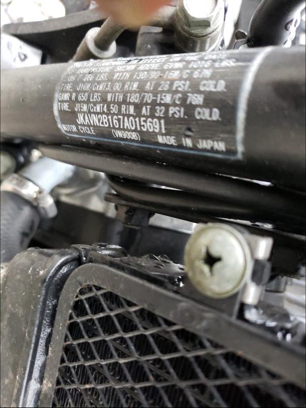 2007 KAWASAKI VN900 B JKAVN2B167A015691