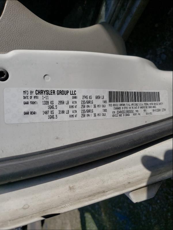 2011 DODGE GRAND CARA - 2D4RN3DG1BR656561