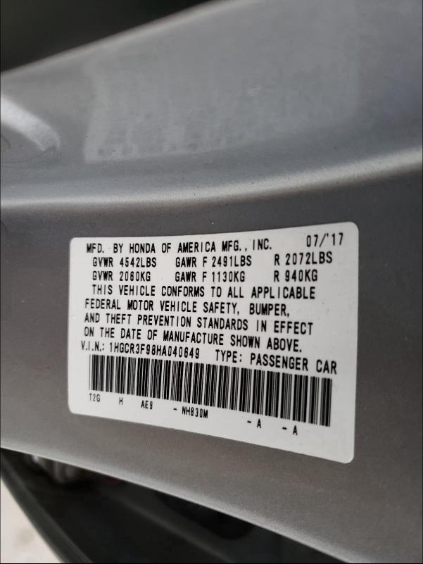 2017 HONDA ACCORD TOU 1HGCR3F98HA040649