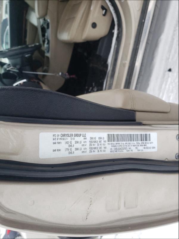 2014 DODGE DURANGO LI 1C4RDJDG4EC537873