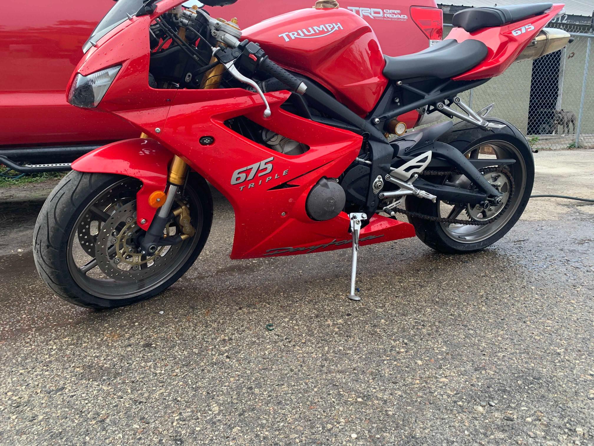 2008 TRIUMPH MOTORCYCLE DAYTONA 67 SMTD00NS38J317905