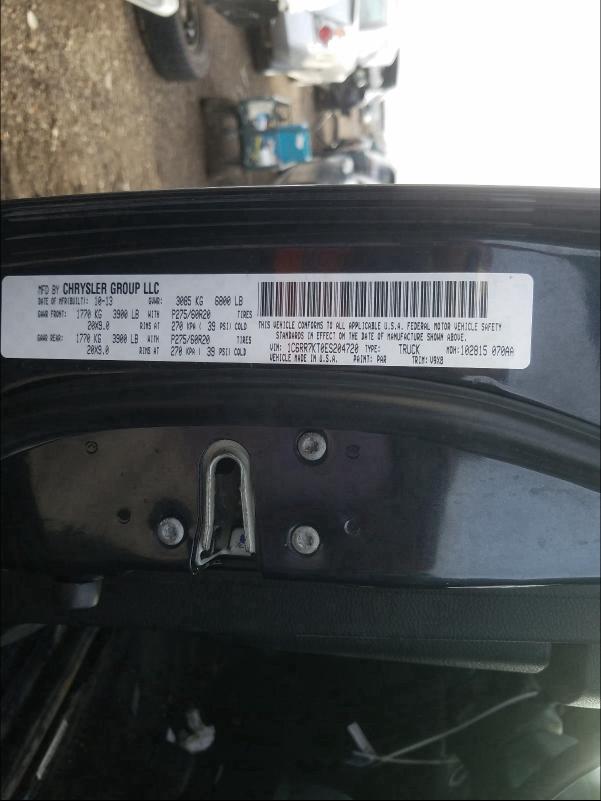 2014 RAM TRUCK 1C6RR7KT0ES204720