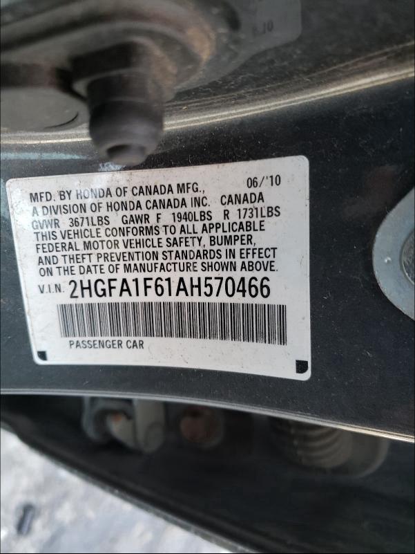 2010 HONDA CIVIC LX-S 2HGFA1F61AH570466
