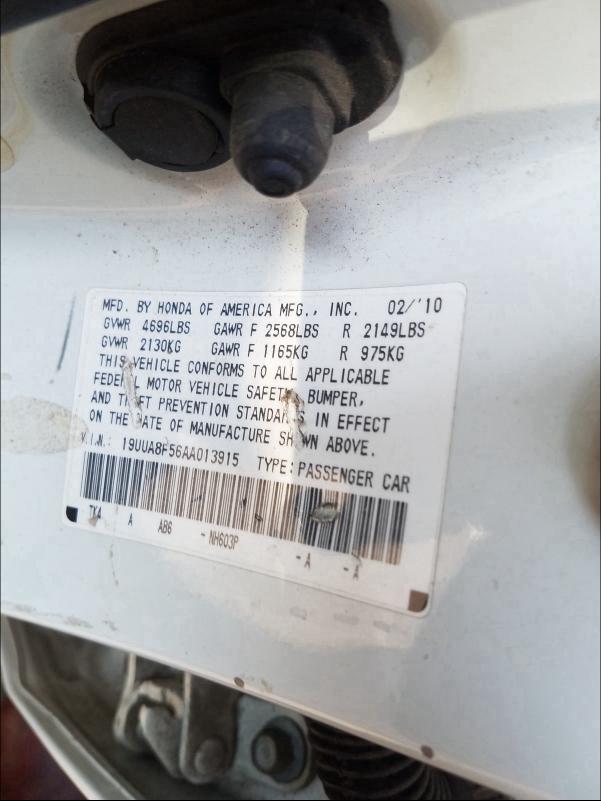19UUA8F56AA013915 Acura TL