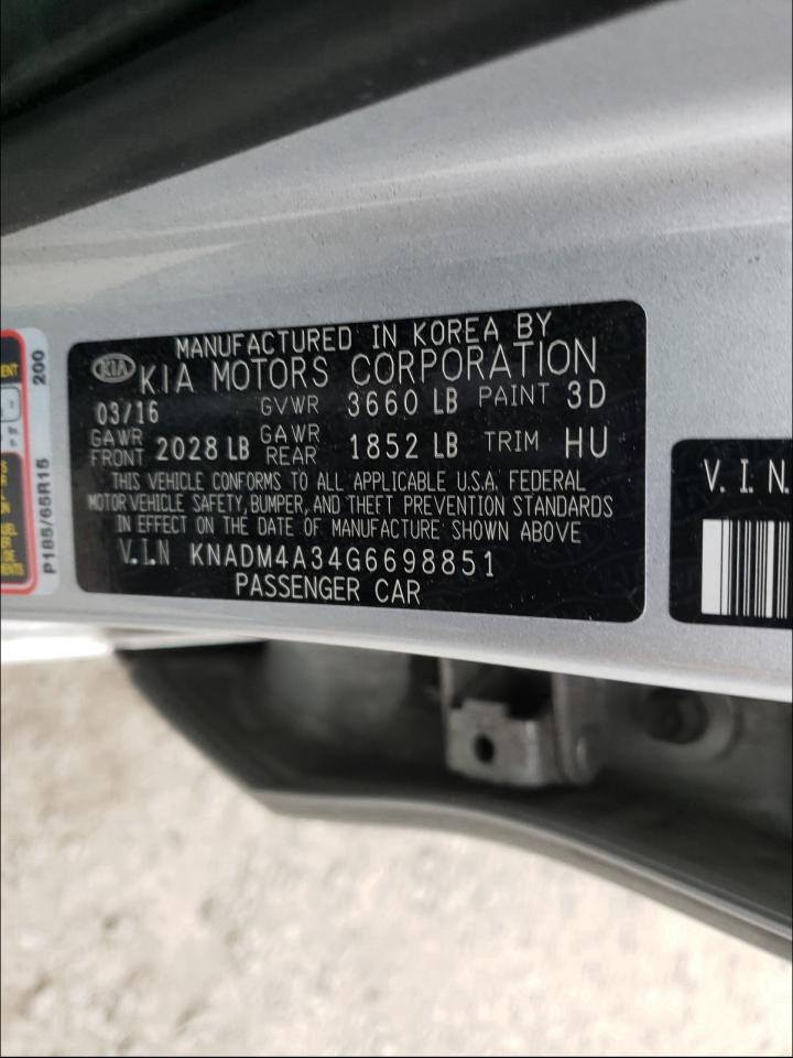 Kia Rio lx 2016