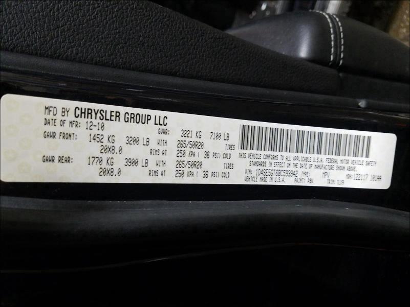 2011 DODGE DURANGO CI 1D4SE5GT6BC593942