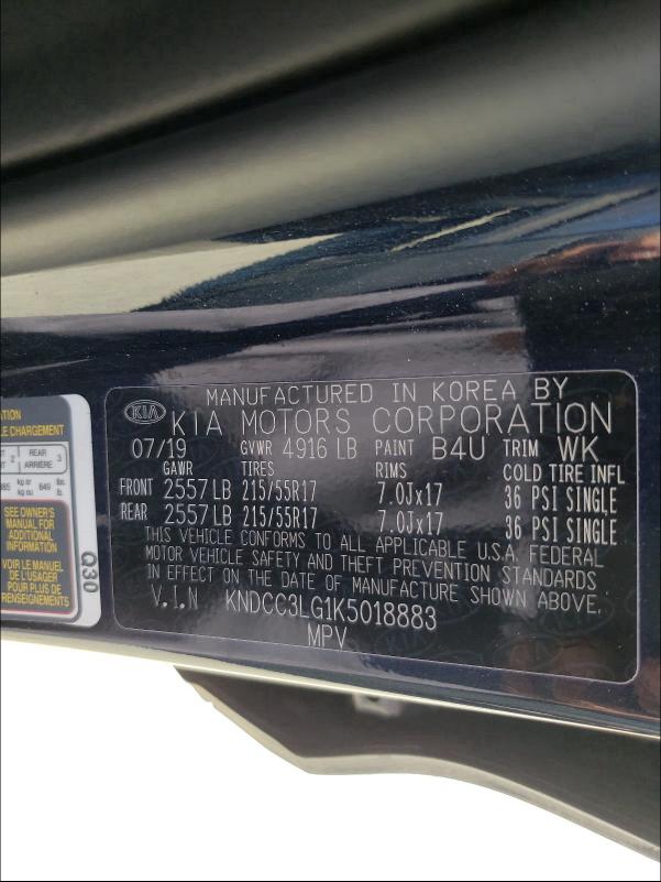 2019 KIA NIRO EX KNDCC3LG1K5018883