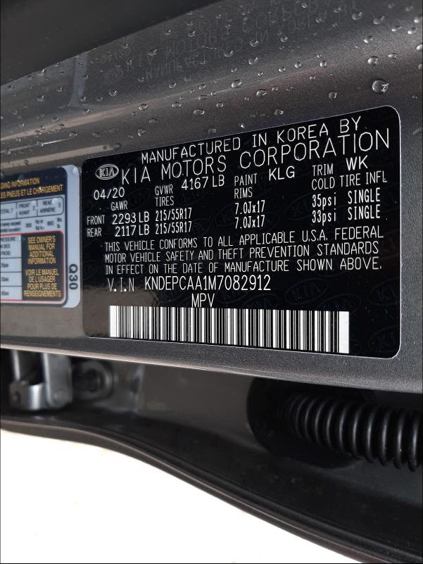 2021 KIA SELTOS LX KNDEPCAA1M7082912