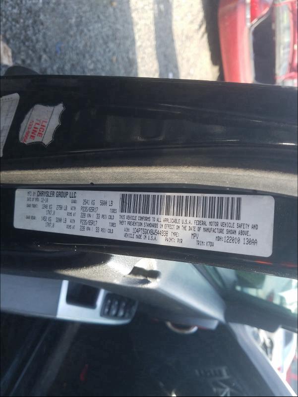 2011 DODGE NITRO SXT 1D4PT5GKXBW544938