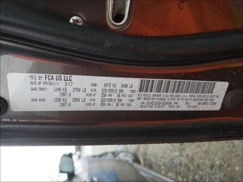 2017 DODGE JOURNEY CR - 3C4PDCGG5HT626424