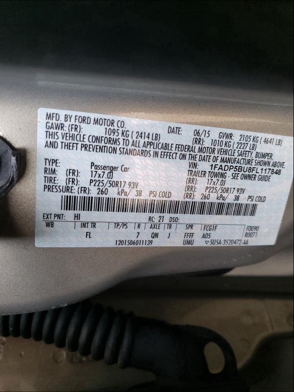 2015 FORD C-MAX SEL 1FADP5BU8FL117848