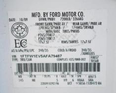 2010 FORD F150 SUPER 1FTFW1EV5AFA79487