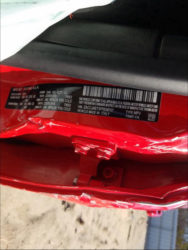 2015 JEEP RENEGADE ZACCJABT3FPB38707