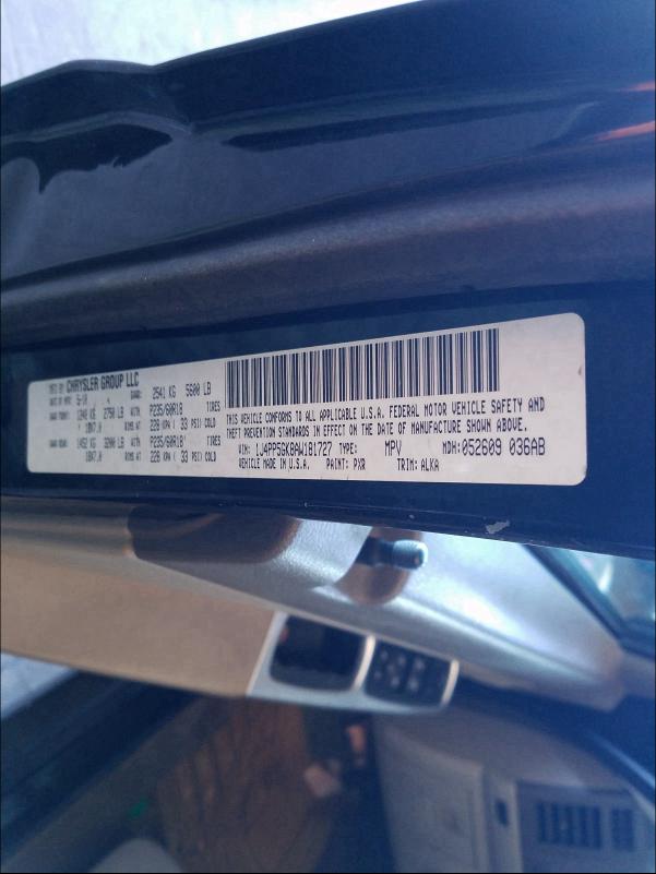 2010 JEEP LIBERTY LI 1J4PP5GK8AW181727