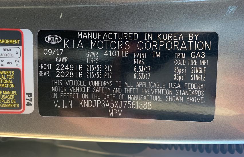 2018 KIA SOUL + - KNDJP3A5XJ7561388