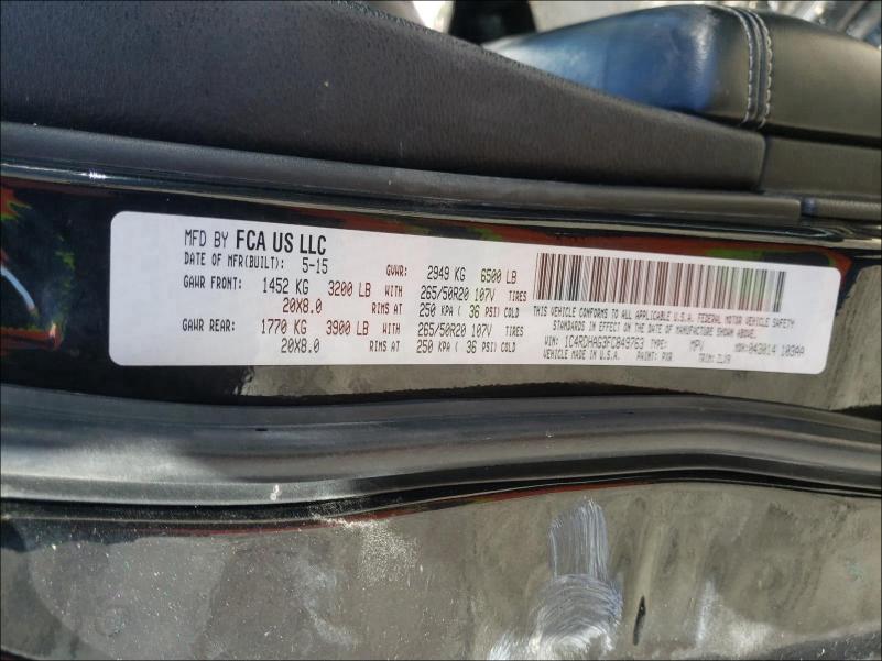 2015 DODGE DURANGO SX 1C4RDHAG3FC849763