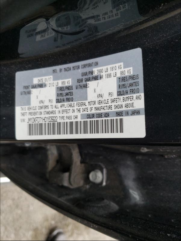 2017 MAZDA CX-3 GRAND JM1DKFD71H0163922