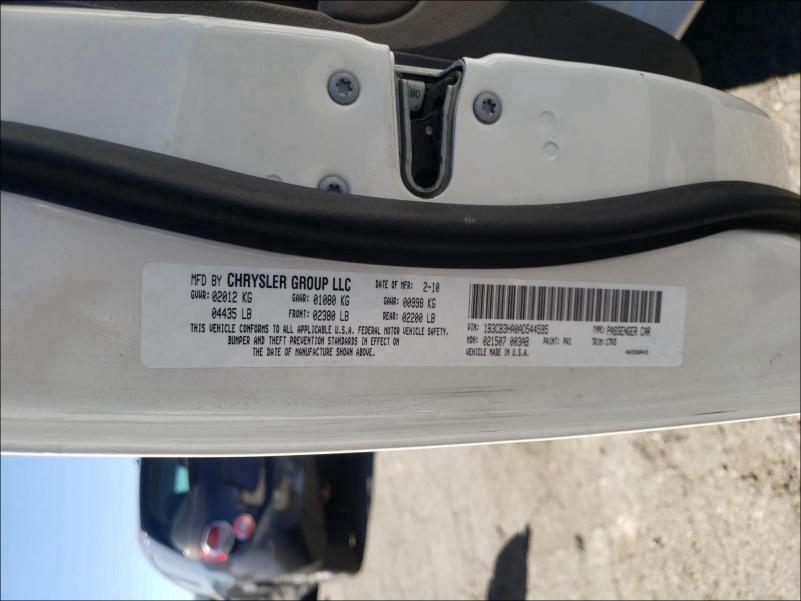 2010 DODGE CALIBER MA - 1B3CB3HA0AD544595