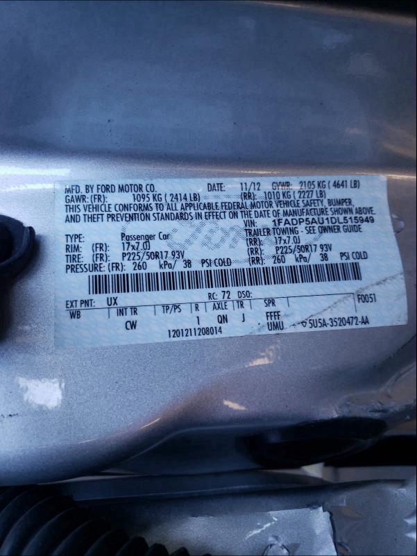 2013 FORD C-MAX SE 1FADP5AU1DL515949