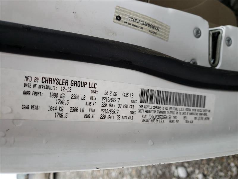 2014 JEEP PATRIOT LI 1C4NJPCB6ED660133