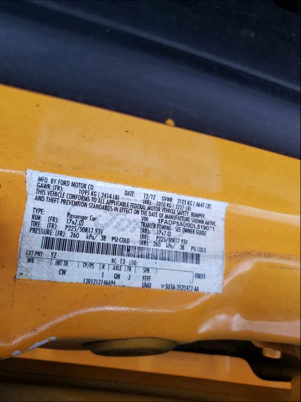 2013 FORD C-MAX SE 1FADP5AU0DL519071