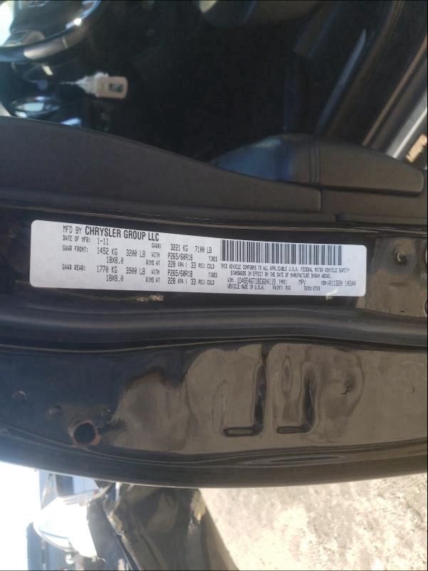 2011 DODGE DURANGO CR 1D4SE4GT1BC624119