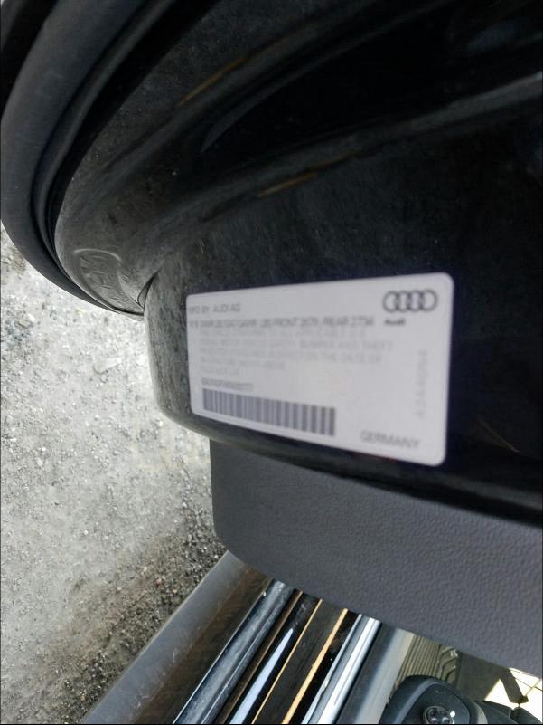 2019 AUDI S5 PREMIUM WAUY4GF59KN000777
