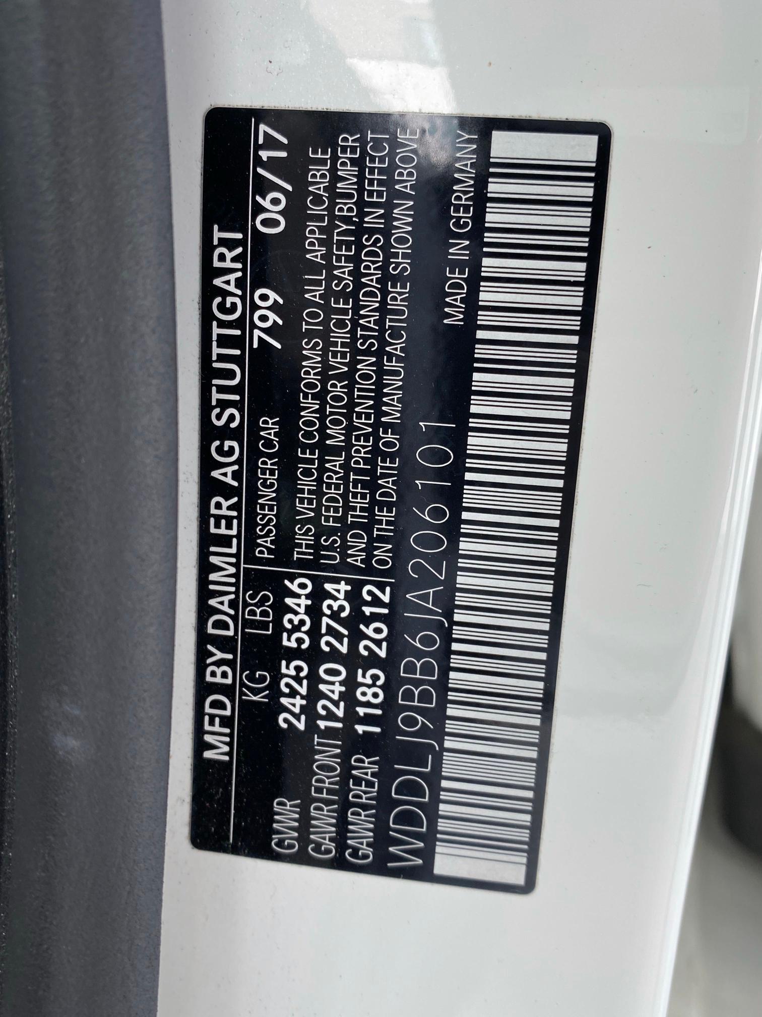2018 MERCEDES-BENZ CLS 550 4M WDDLJ9BB6JA206101