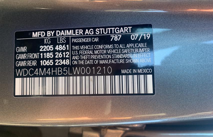 2020 MERCEDES-BENZ GLB 250 4M WDC4M4HB5LW001210