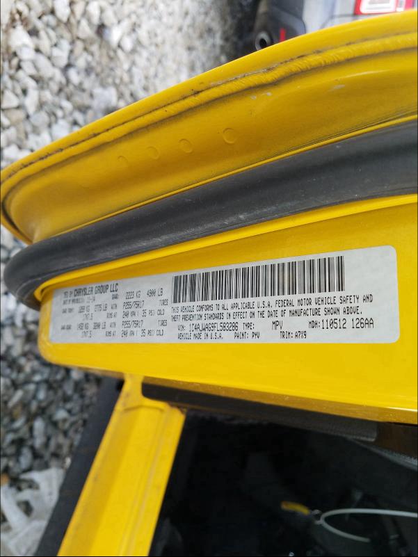 2015 JEEP WRANGLER S 1C4AJWAG9FL583286