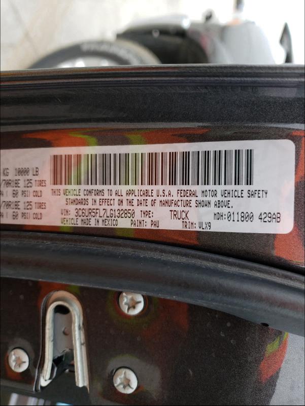 2020 RAM 2500 LARAM 3C6UR5FL7LG132850