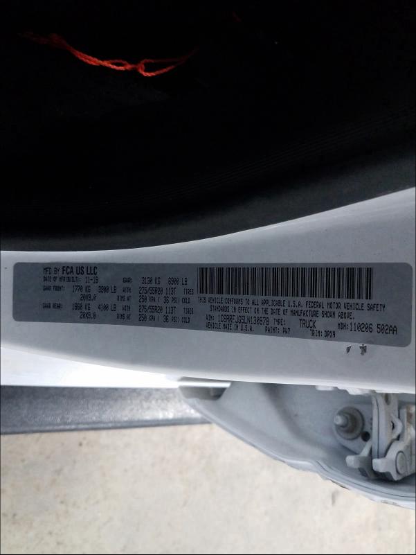 2020 RAM 1500 LARAM 1C6RRFJG5LN130978