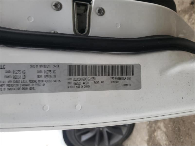 2019 DODGE CHARGER GT 2C3CDXHG8KH622358