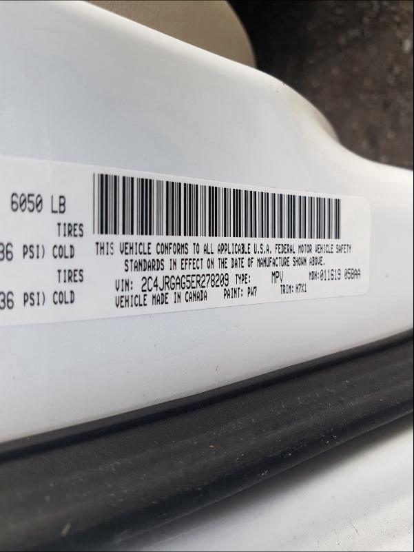 2014 RAM TRADESMAN 2C4JRGAG5ER278209