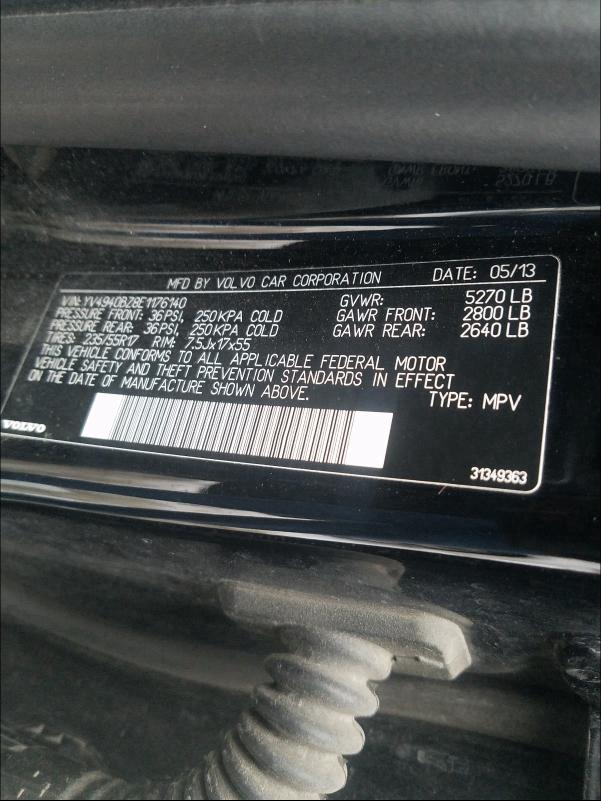 2014 VOLVO XC70 3.2 YV4940BZ8E1176140