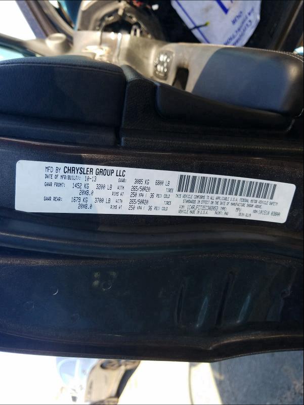 2014 JEEP GRAND CHER - 1C4RJFCT2EC302053